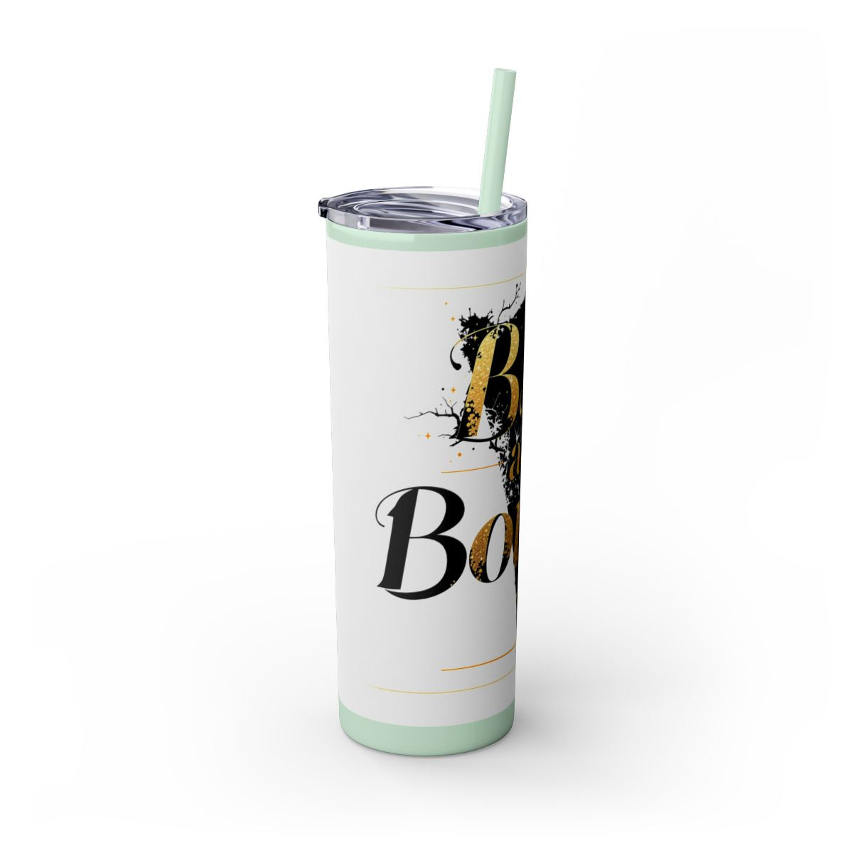 Color: Seafoam | Size: 20oz | Product: Bad and Bougie Graphic Design Tumbler | Category: Unisex
