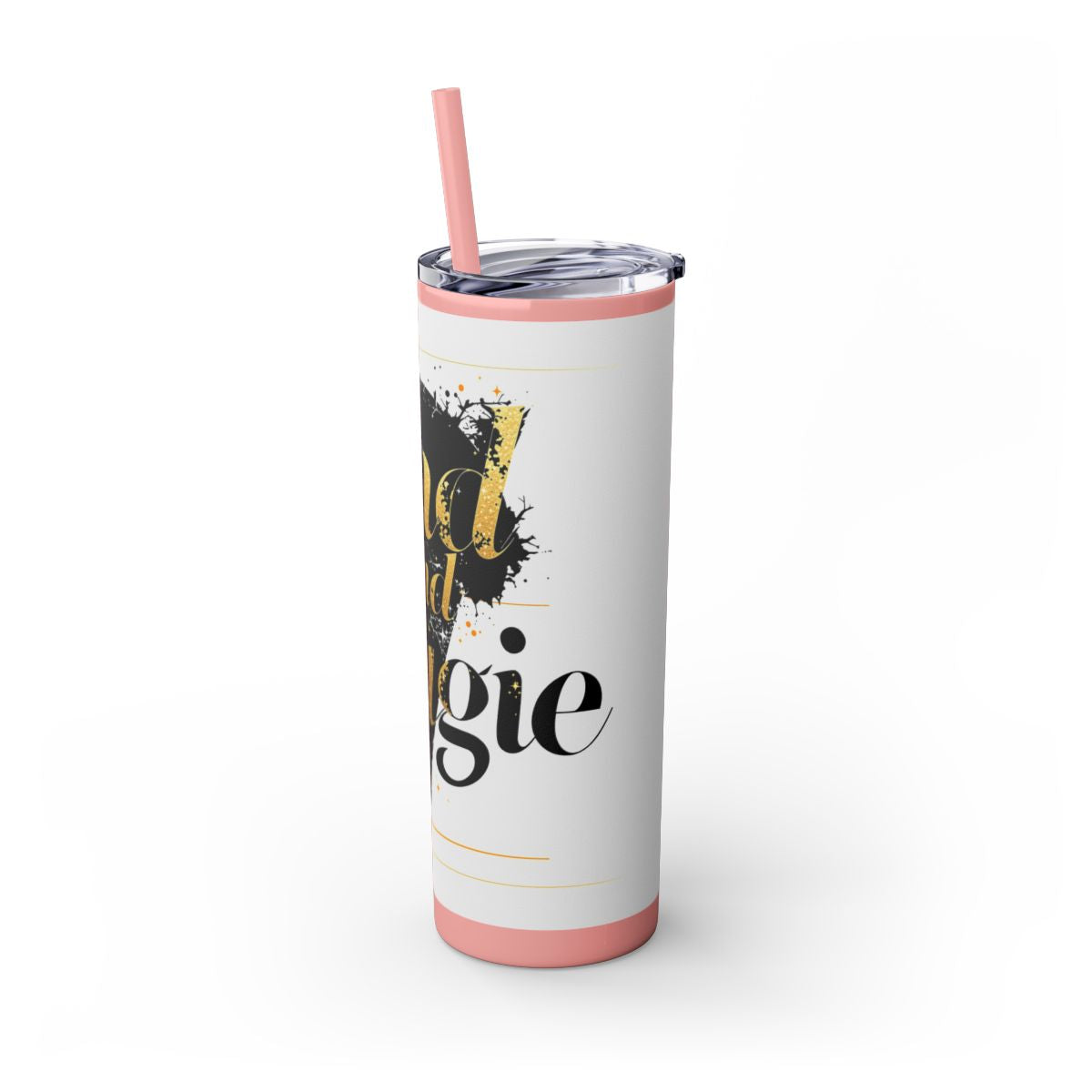 Color: Carnation Pink | Size: 20oz | Product: Bad and Bougie Graphic Design Tumbler | Category: Unisex