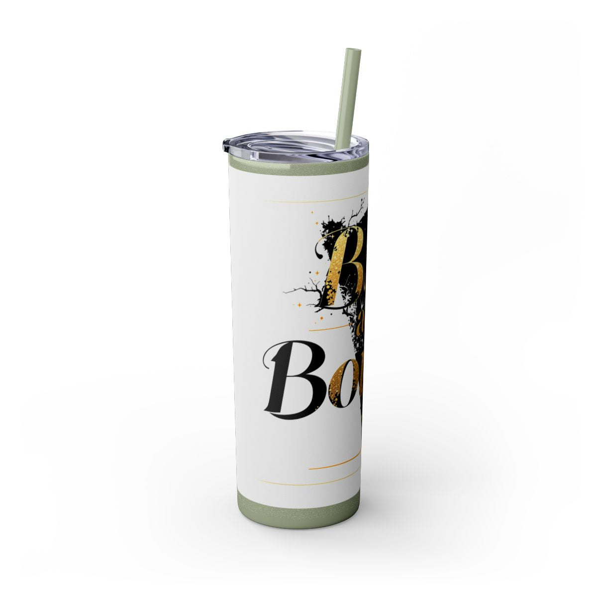 Color: Glitter Seascape | Size: 20oz | Product: Bad and Bougie Graphic Design Tumbler | Category: Unisex