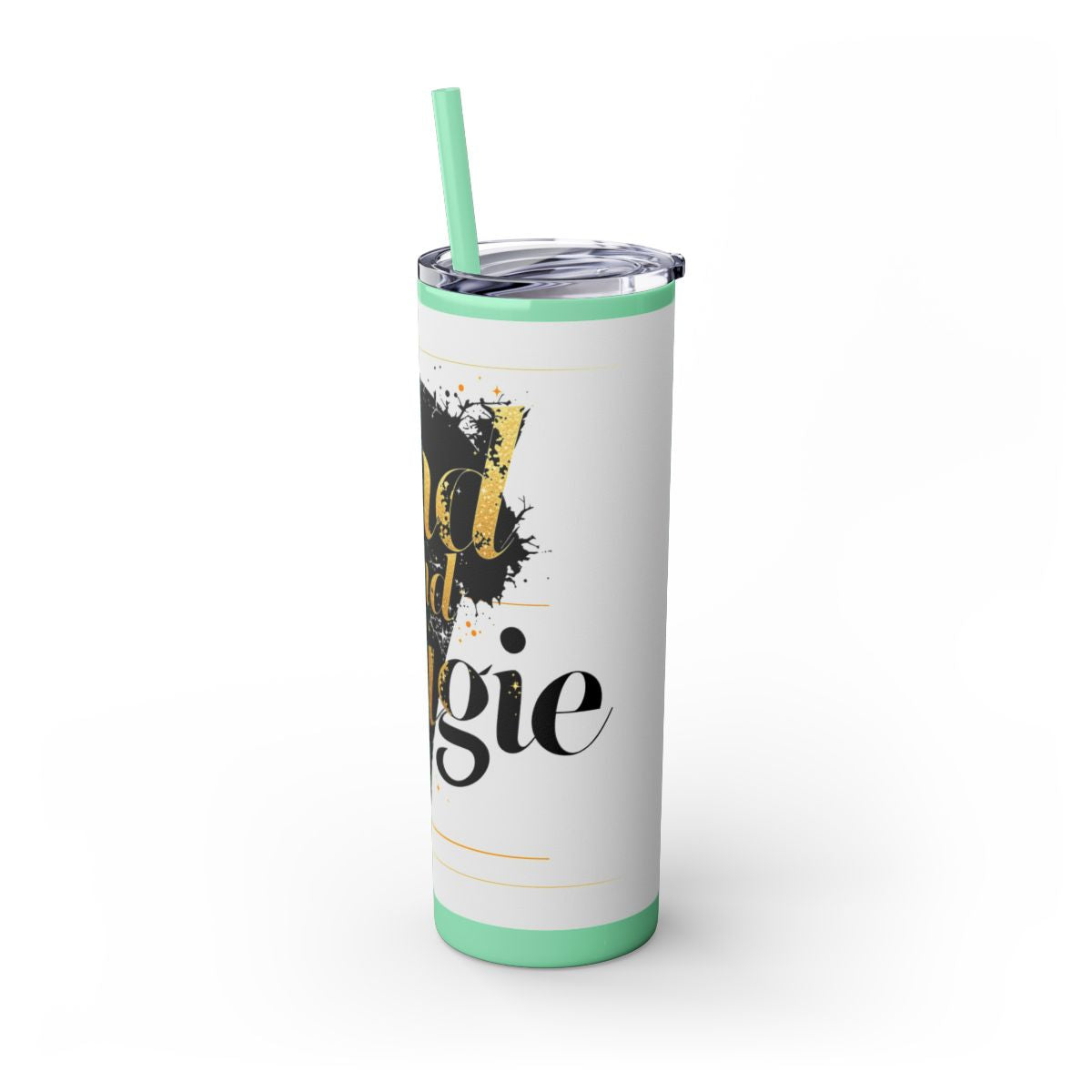 Color: Mint | Size: 20oz | Product: Bad and Bougie Graphic Design Tumbler | Category: Unisex