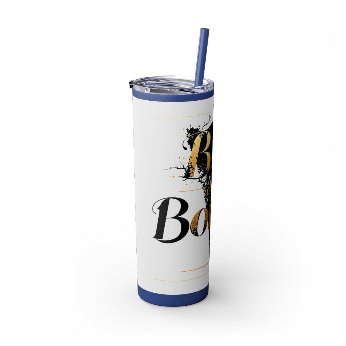 Color: Nautical Blue | Size: 20oz | Product: Bad and Bougie Graphic Design Tumbler | Category: Unisex