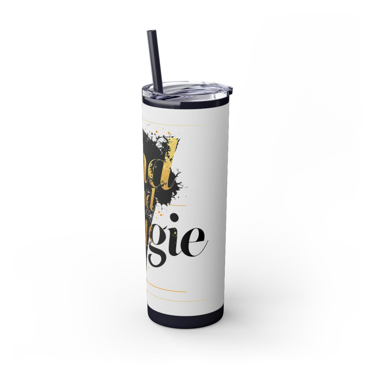 Color: Midnight | Size: 20oz | Product: Bad and Bougie Graphic Design Tumbler | Category: Unisex