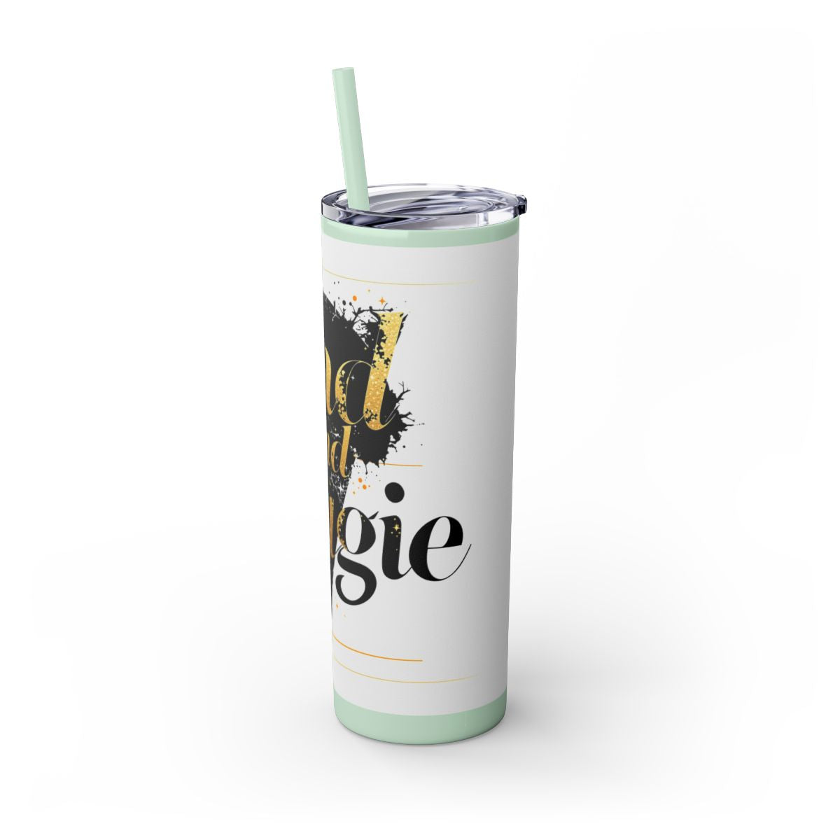 Color: Seafoam | Size: 20oz | Product: Bad and Bougie Graphic Design Tumbler | Category: Unisex