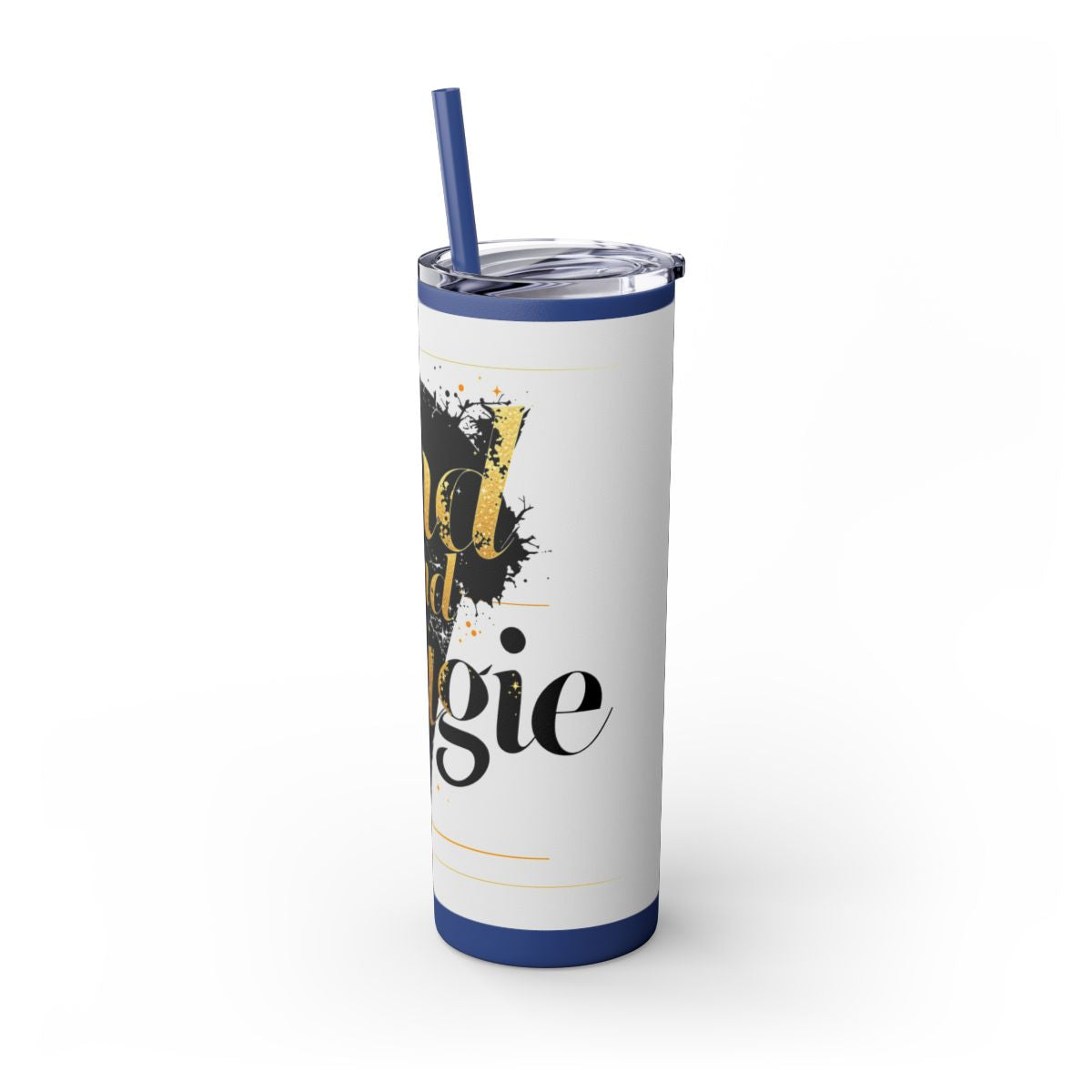 Color: Nautical Blue | Size: 20oz | Product: Bad and Bougie Graphic Design Tumbler | Category: Unisex