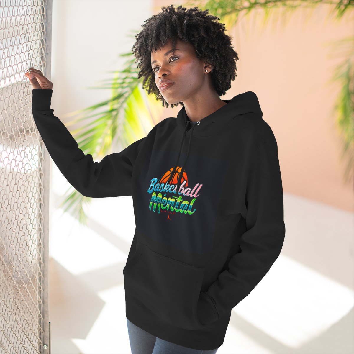 Color: Black | Size: S | Product: Barbados Basketball Mental Hoodie | Category: Unisex