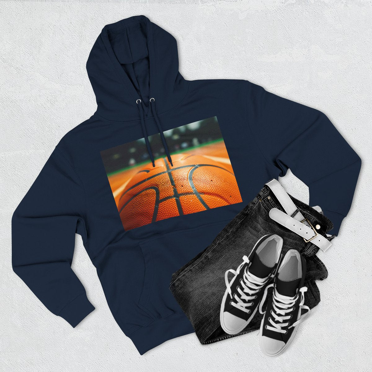 Color: Navy | Size: S | Product: Basketball and Mental Wellness Hoodie | Category: Unisex