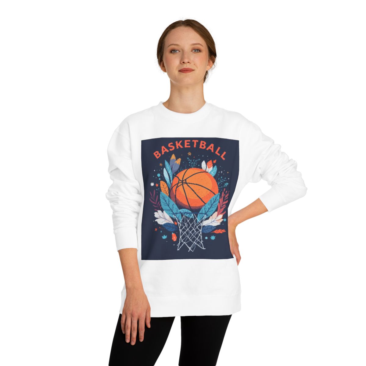 Color: White | Size: XS | Product: Basketball Mental Health Crewneck | Category: Unisex