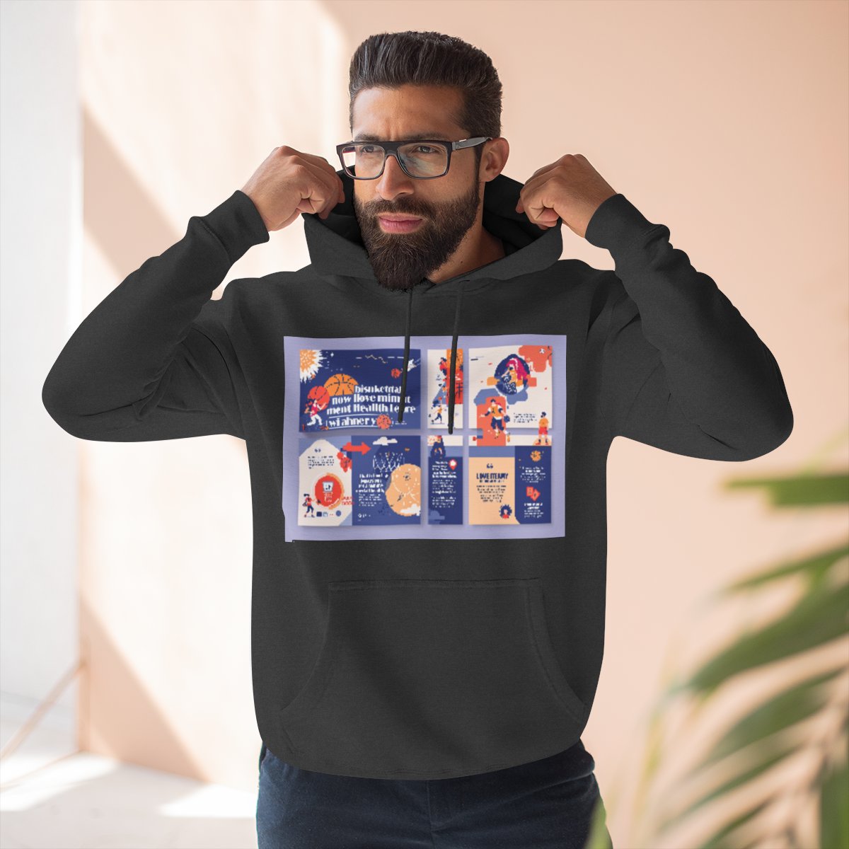 Color: Charcoal Heather | Size: S | Product: Basketball Mental Health Inspired Hoodie | Category: Unisex