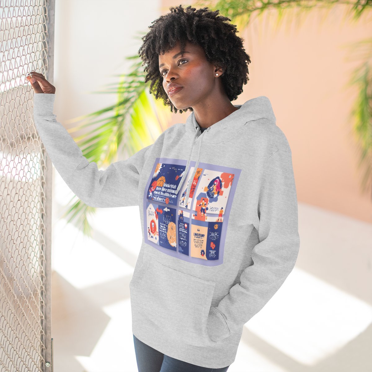 Color: Heather Grey | Size: S | Product: Basketball Mental Health Inspired Hoodie | Category: Unisex