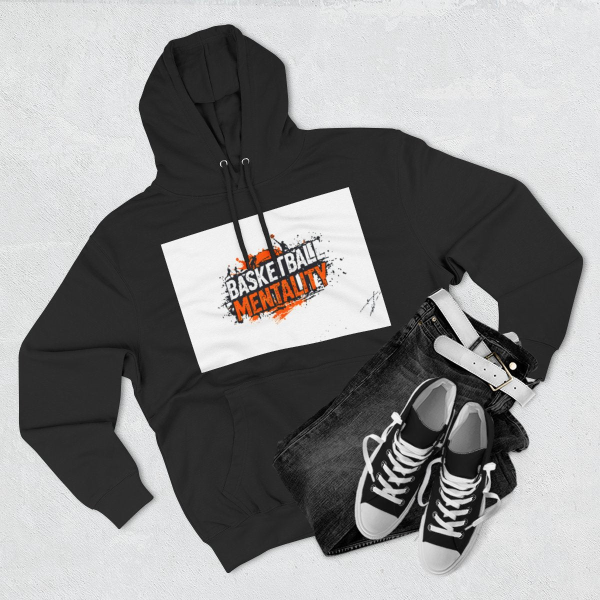 Color: Black | Size: S | Product: Basketball Mentality Vibrant Hoodie | Category: Unisex