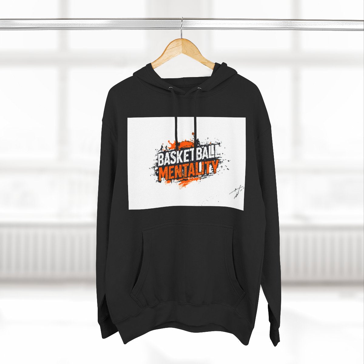 Color: Black | Size: S | Product: Basketball Mentality Vibrant Hoodie | Category: Unisex