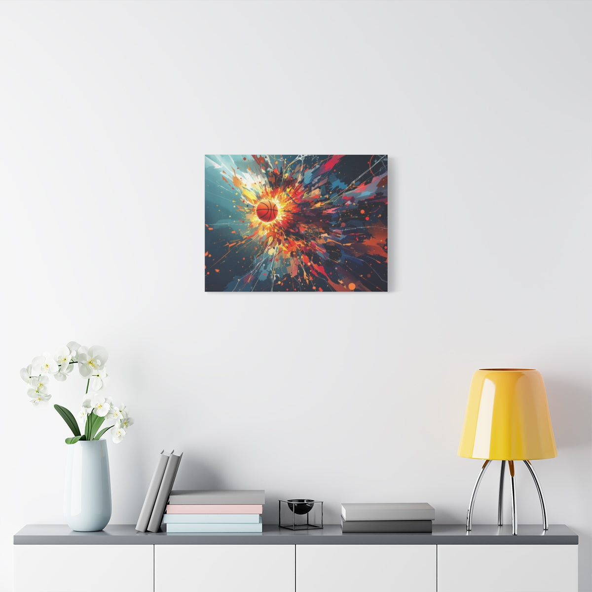 Size: 24″ x 18″ (Horizontal) | Product: Basketball Mindset Abstract Canvas | Category: Unisex