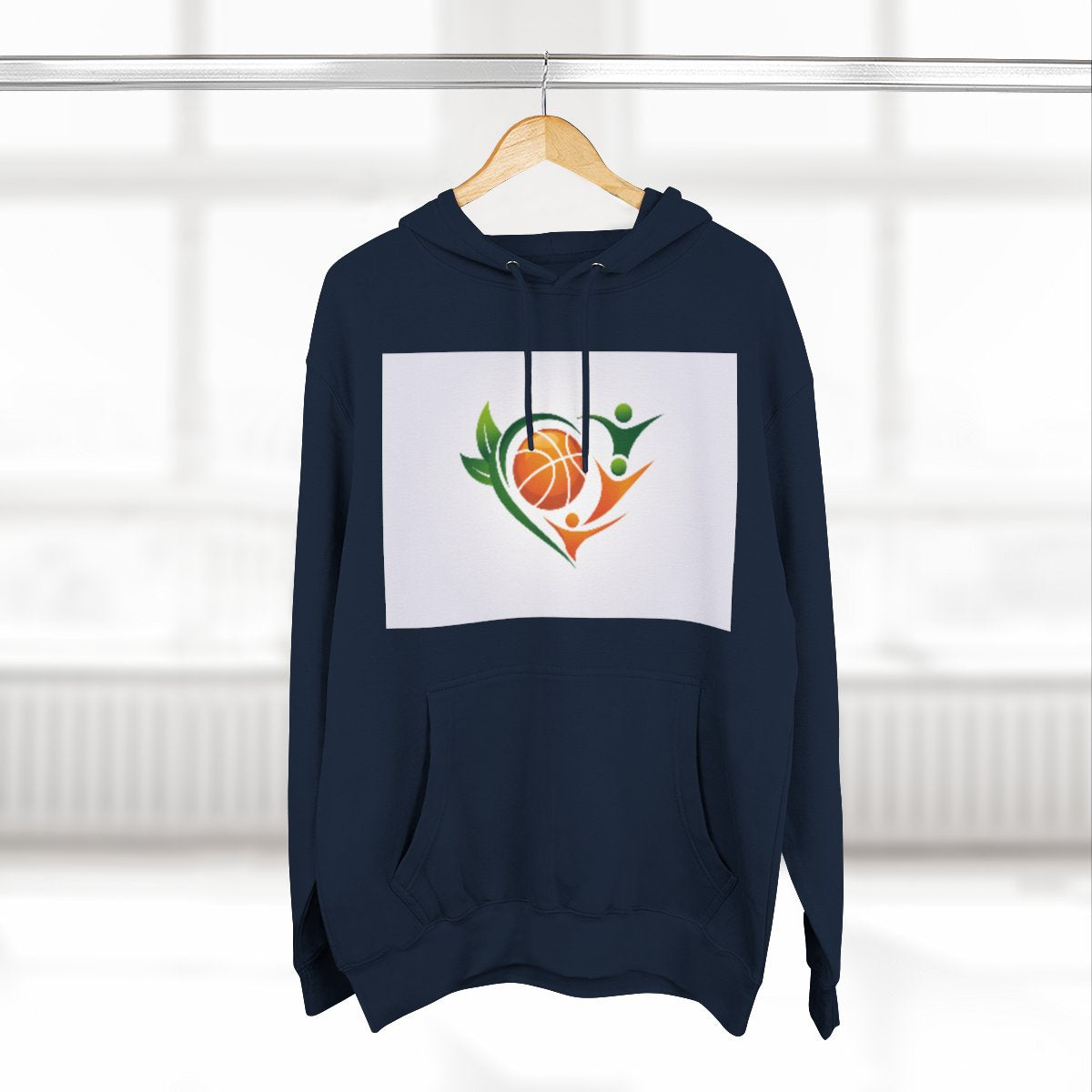 Color: Navy | Size: S | Product: Basketball Wellness Contemporary Hoodie | Category: Unisex