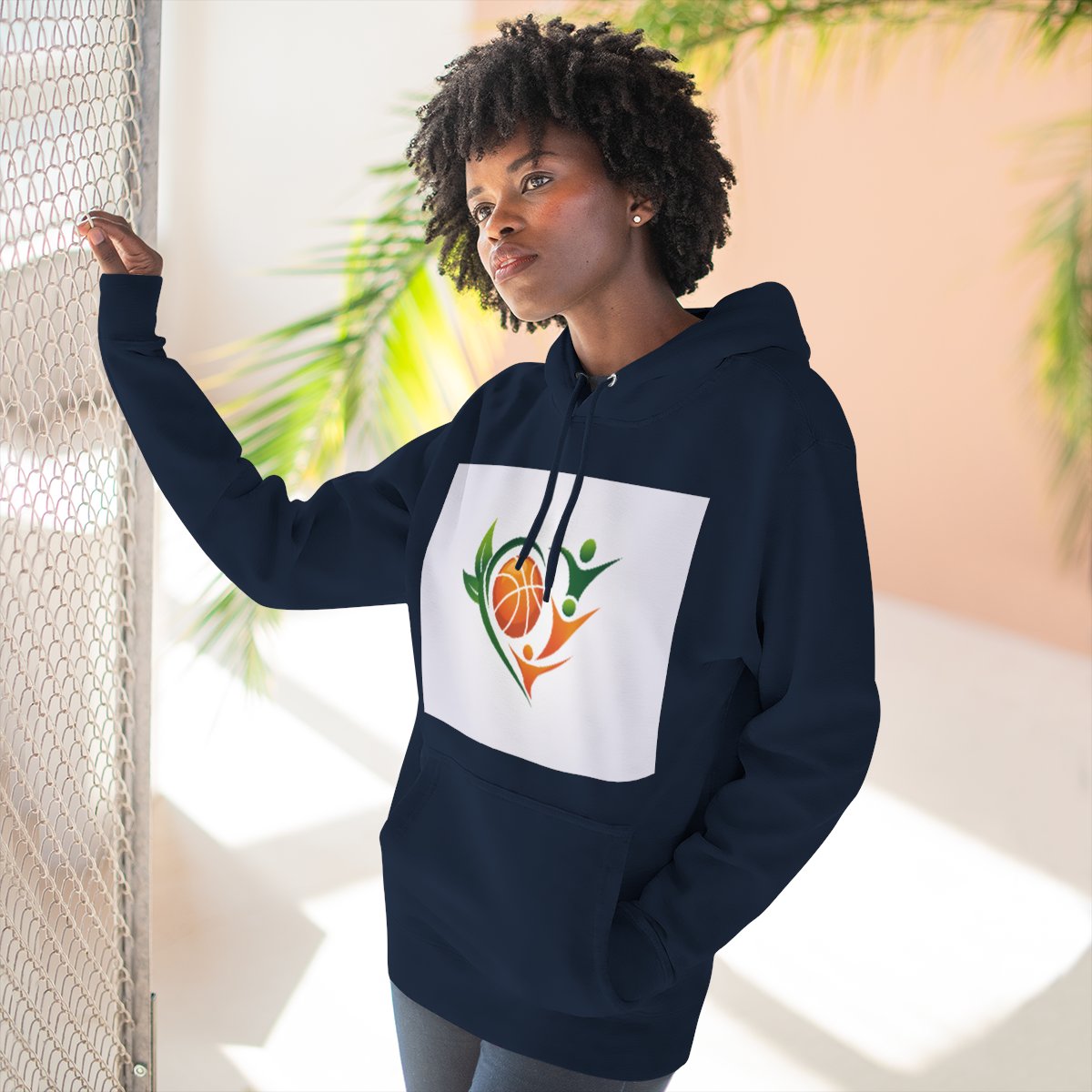 Color: Navy | Size: S | Product: Basketball Wellness Contemporary Hoodie | Category: Unisex