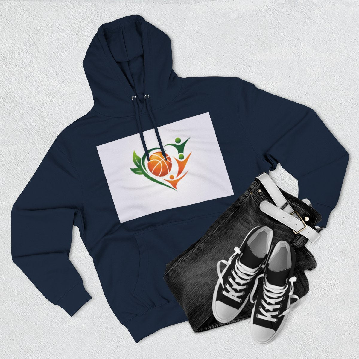 Color: Navy | Size: S | Product: Basketball Wellness Contemporary Hoodie | Category: Unisex