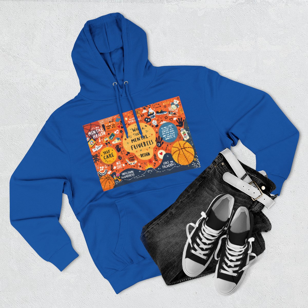 Color: Royal Blue | Size: S | Product: Basketball Wellness Inspirational Hoodie | Category: Unisex