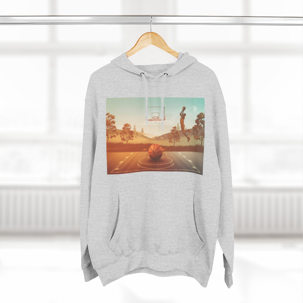 Color: Heather Grey | Size: S | Product: Basketball Wellness Mindset Hoodie | Category: Unisex