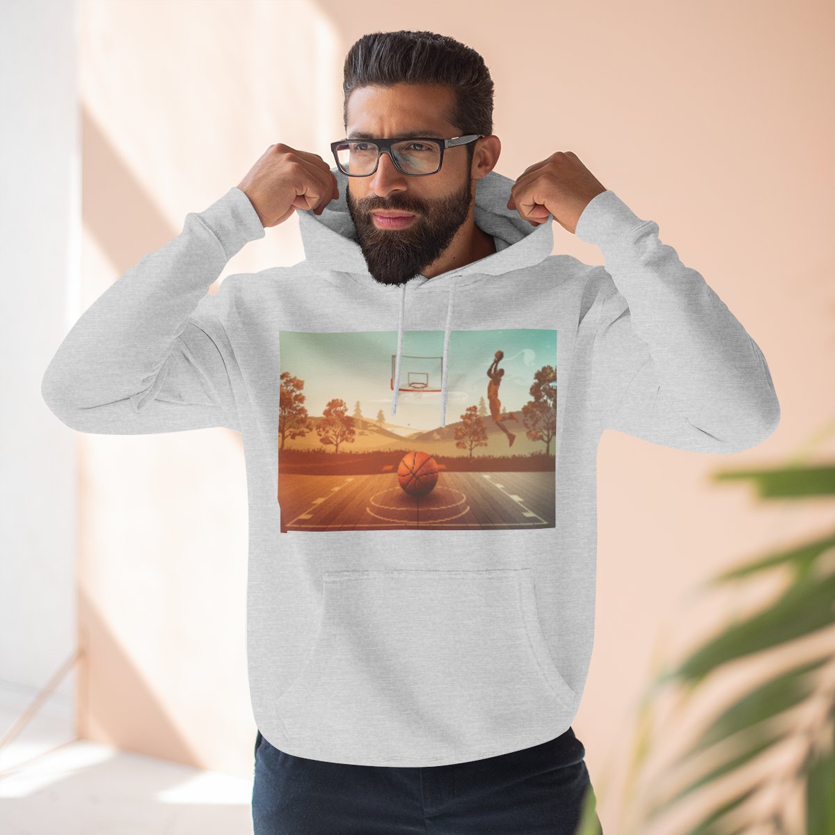 Color: Heather Grey | Size: S | Product: Basketball Wellness Mindset Hoodie | Category: Unisex