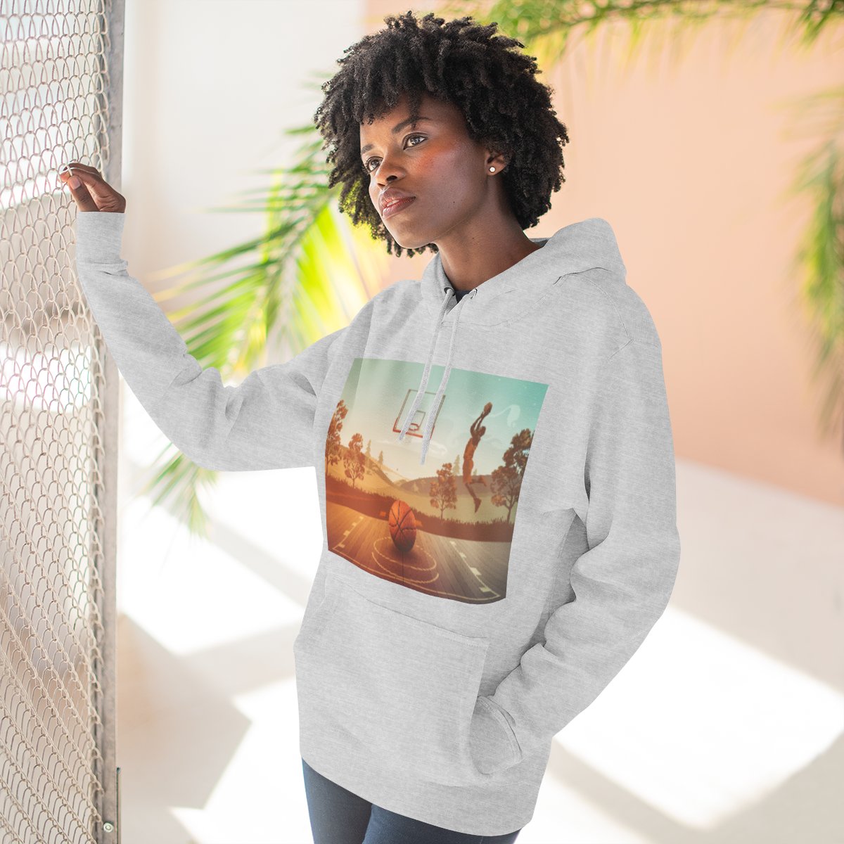 Color: Heather Grey | Size: S | Product: Basketball Wellness Mindset Hoodie | Category: Unisex