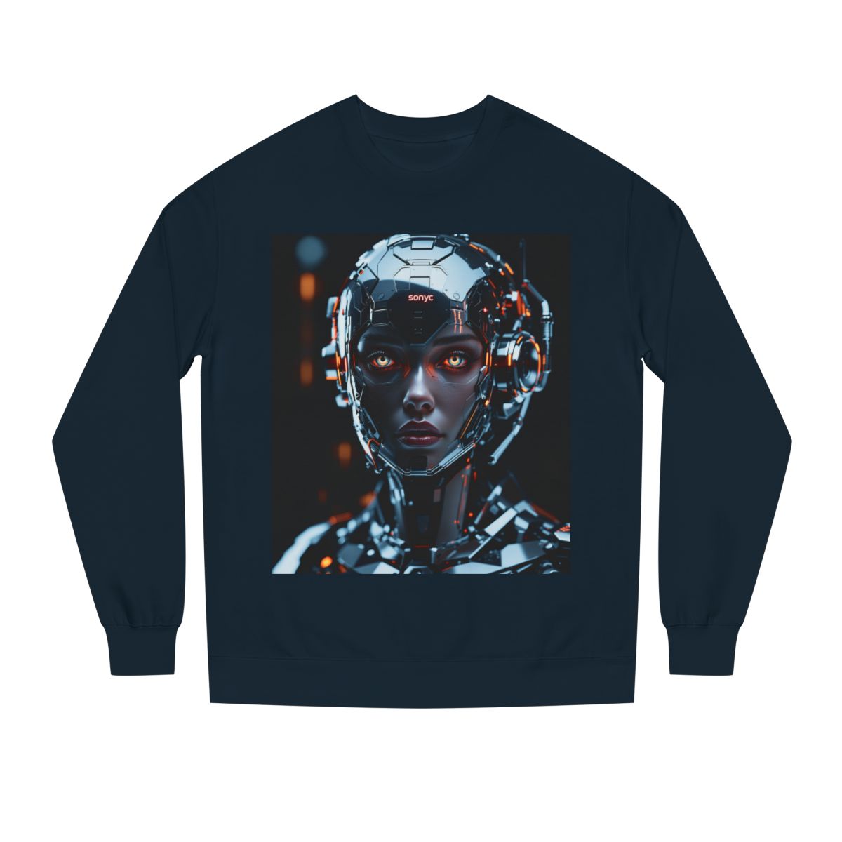 Color: Classic Navy | Size: XS | Product: Cyborg Sonyc Photorealistic Crewneck | Category: Unisex