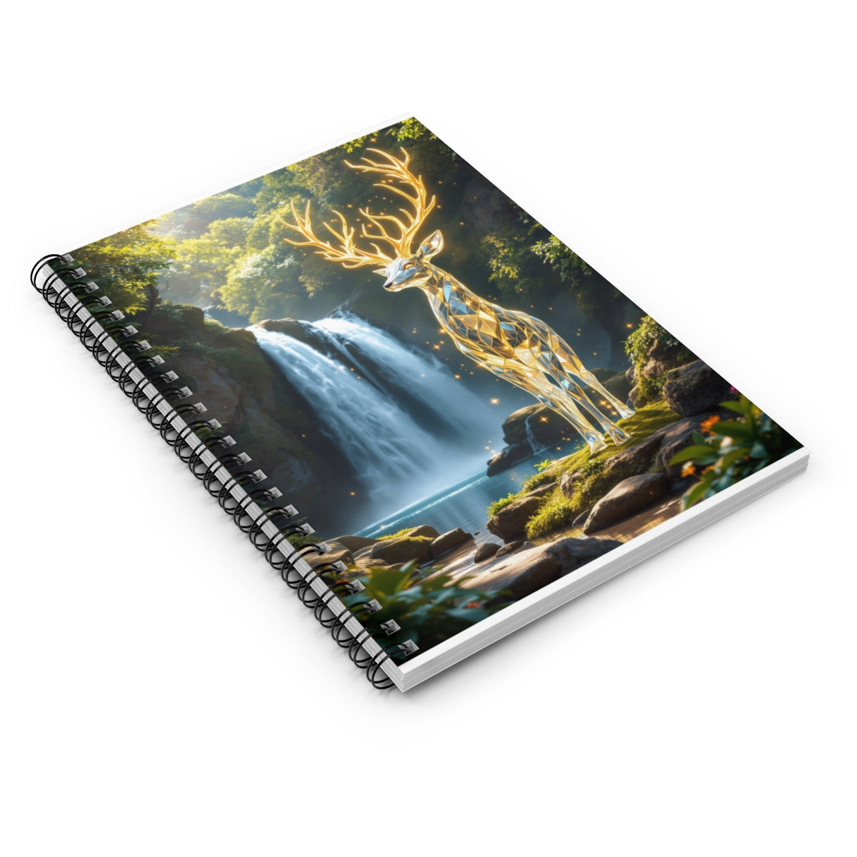 Size: One Size | Product: Glossy Glass Deer Fantasy Notebook | Category: Unisex