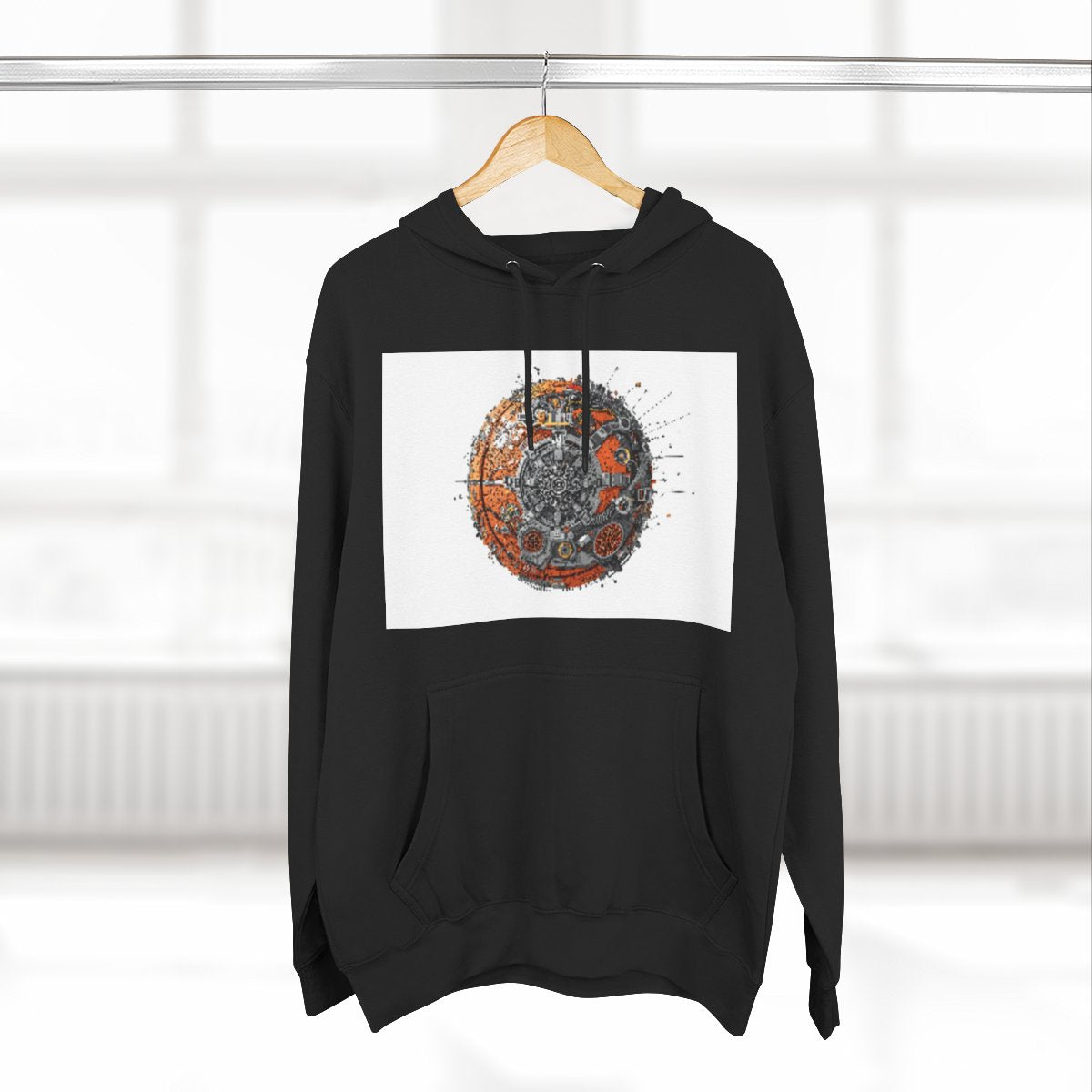 Color: Black | Size: S | Product: Grenda Mental Basketball Concept Hoodie | Category: Unisex