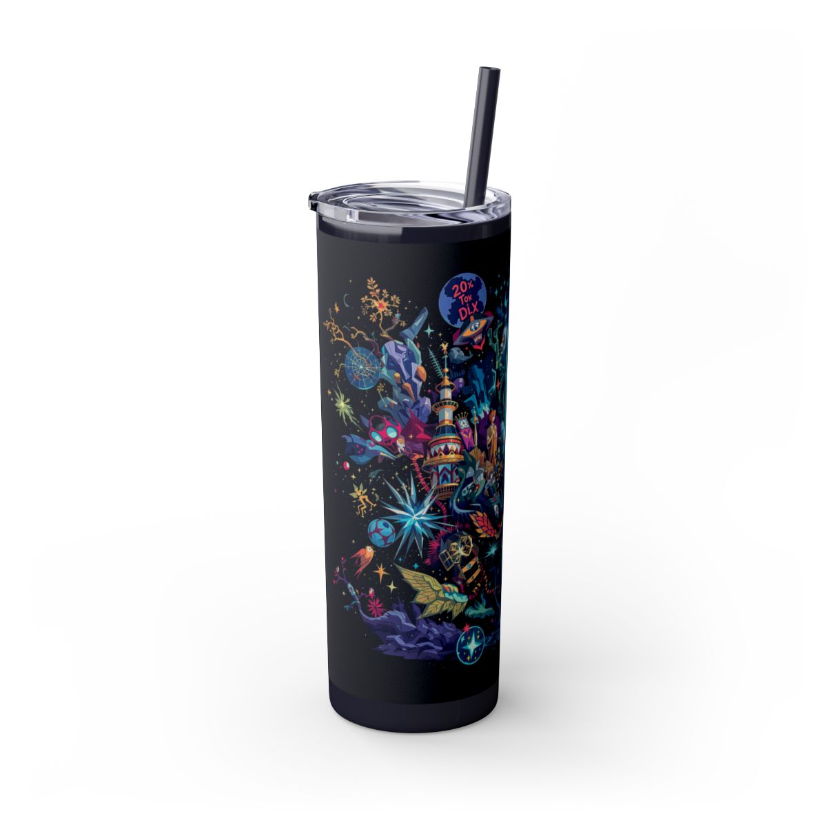 Color: Midnight | Size: 20oz | Product: Illustrated Photorealistic Fusion Tumbler | Category: Unisex