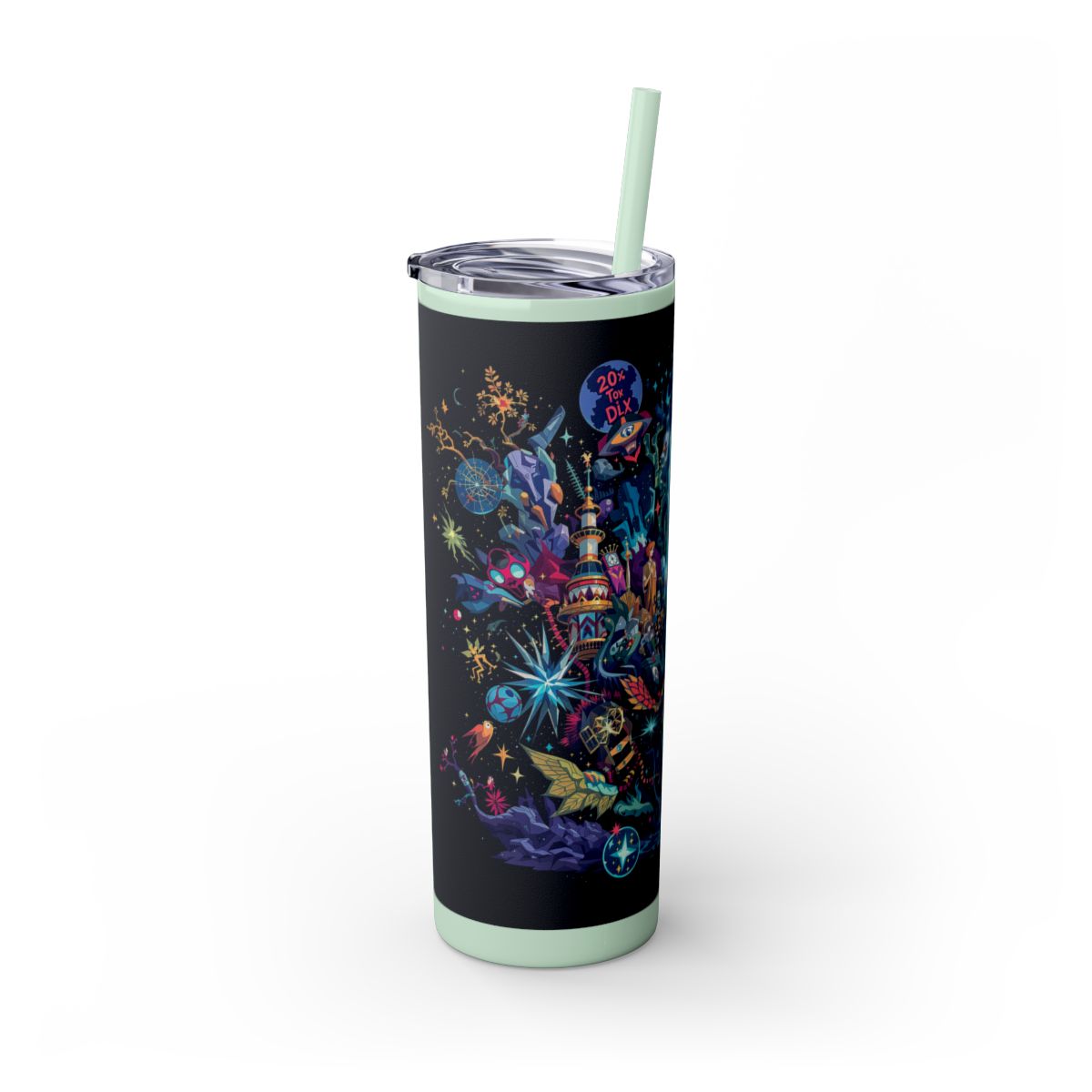 Color: Seafoam | Size: 20oz | Product: Illustrated Photorealistic Fusion Tumbler | Category: Unisex
