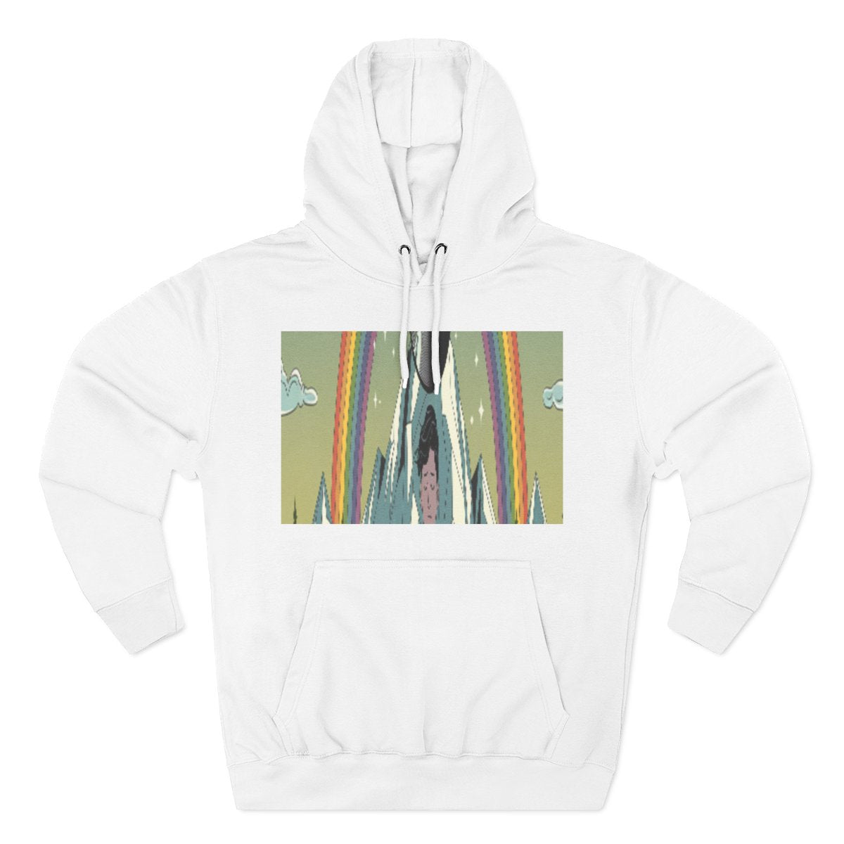 Color: White | Size: S | Product: Mental Health and Music Journey Hoodie | Category: Unisex