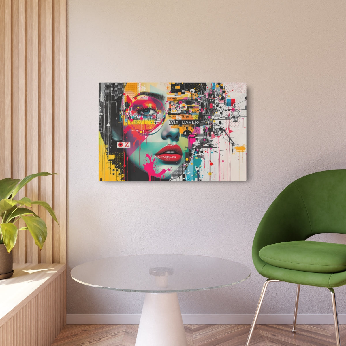 Size: 30″ x 20″ (Horizontal) | Product: Photorealistic Pop-Art Fusion Art Sign | Category: Unisex