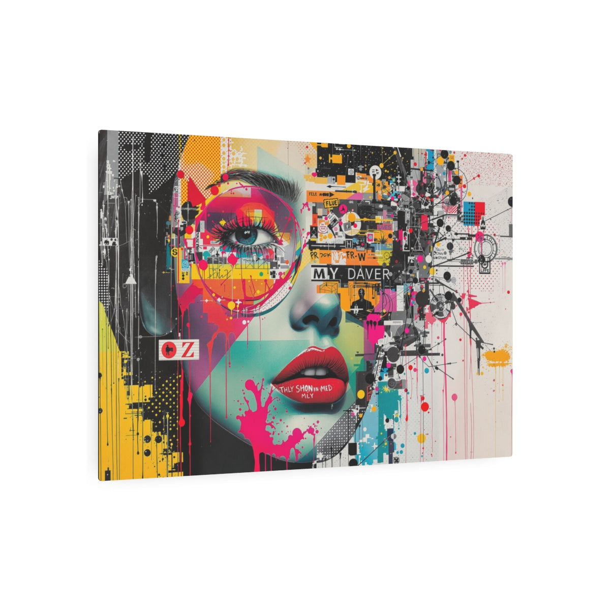 Size: 36″ x 24″ (Horizontal) | Product: Photorealistic Pop-Art Fusion Art Sign | Category: Unisex
