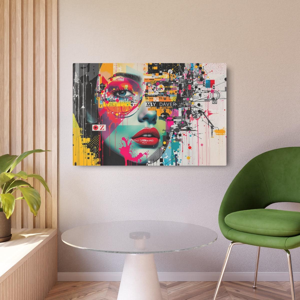 Size: 36″ x 24″ (Horizontal) | Product: Photorealistic Pop-Art Fusion Art Sign | Category: Unisex