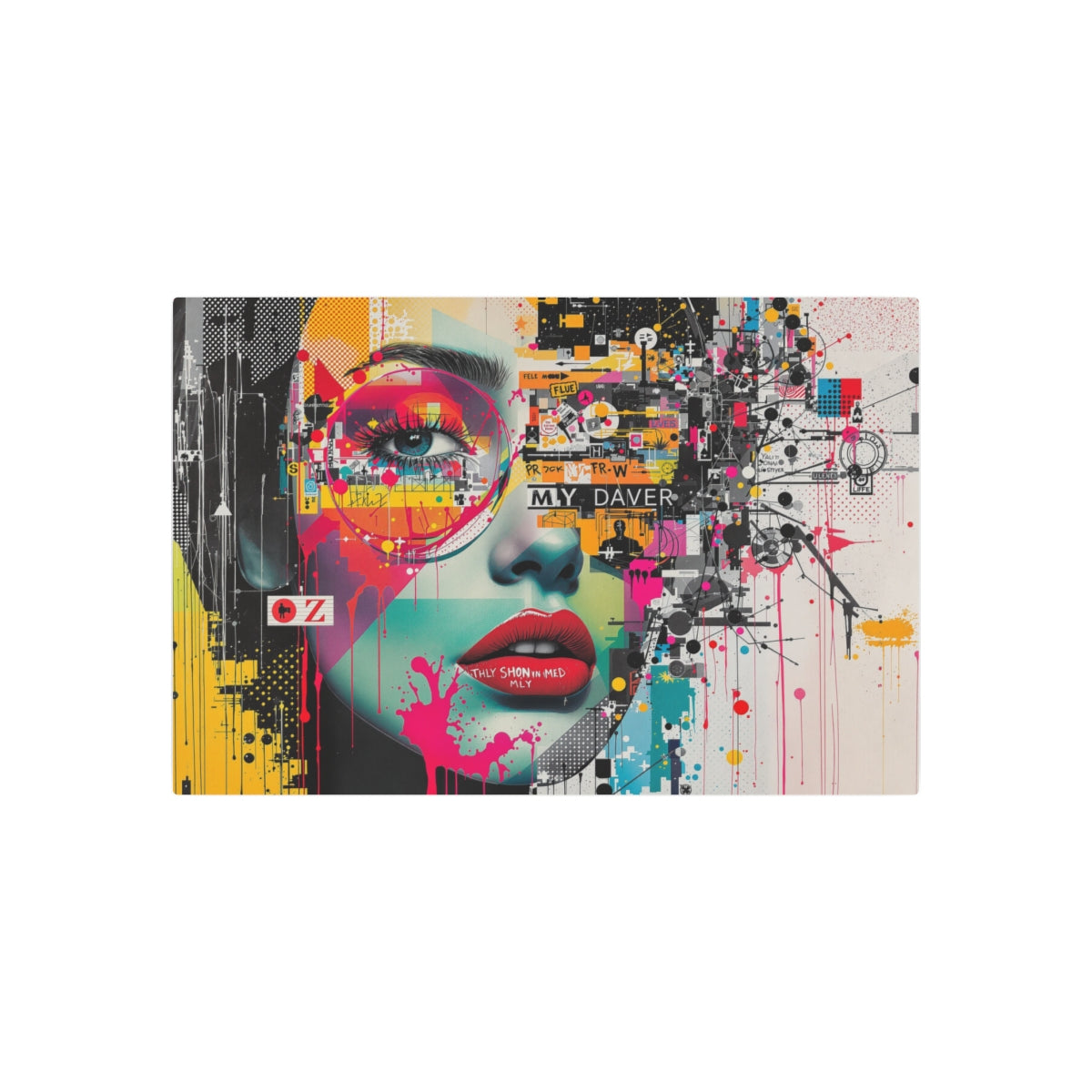 Size: 36″ x 24″ (Horizontal) | Product: Photorealistic Pop-Art Fusion Art Sign | Category: Unisex