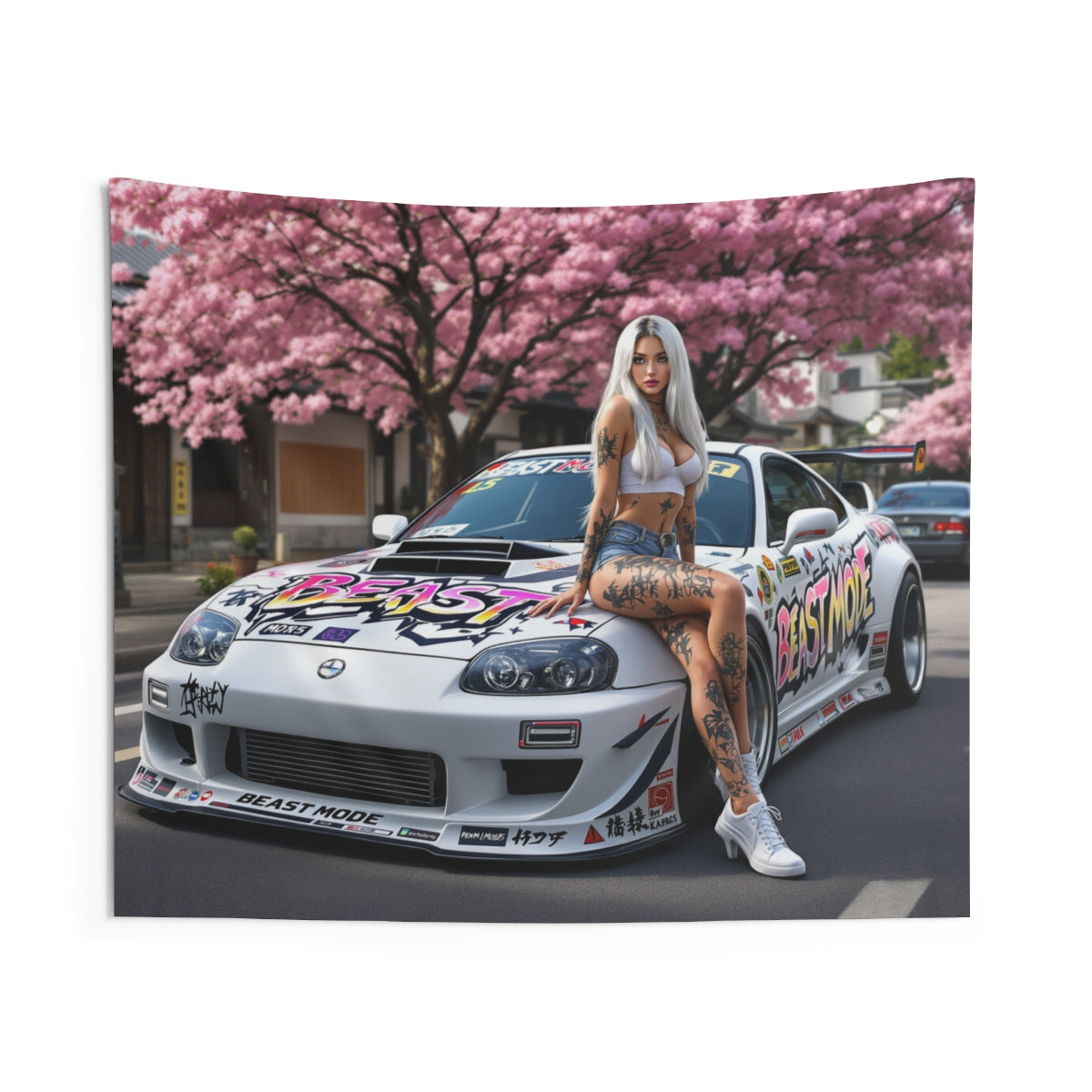 Size: 60" × 50" | Product: Stunning Digital Character Wall Tapestry | Category: Unisex