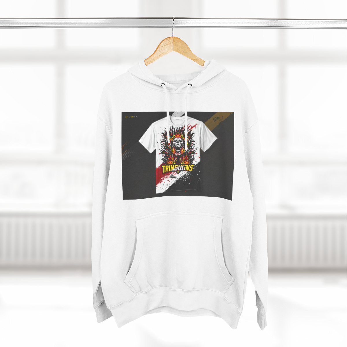 Color: White | Size: S | Product: Trinidad Basketball Essence Hoodie | Category: Unisex