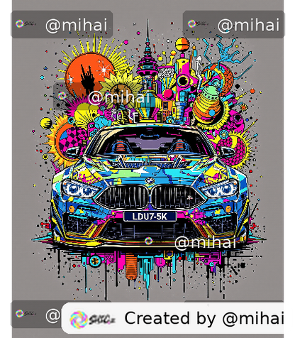 Stylized Car Design Tanktop