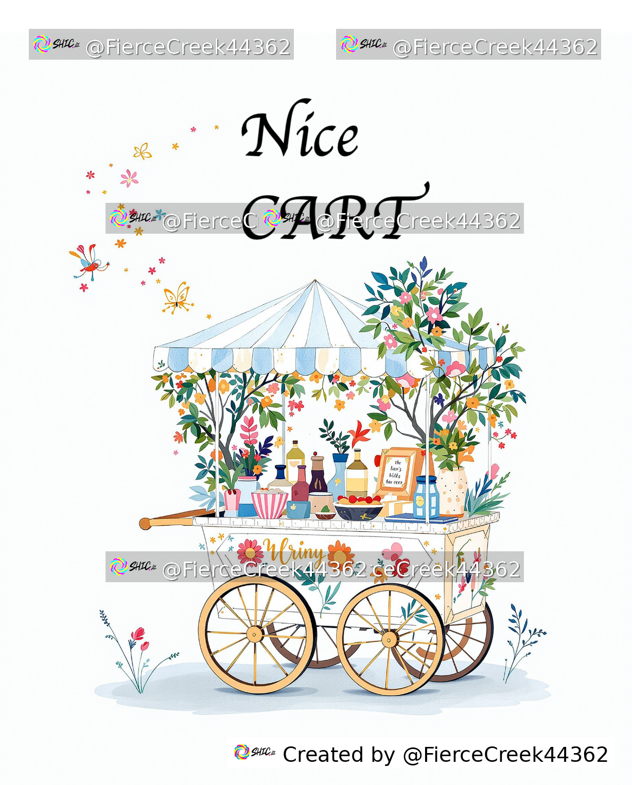 Vintage Cart Artistic T-Shirt