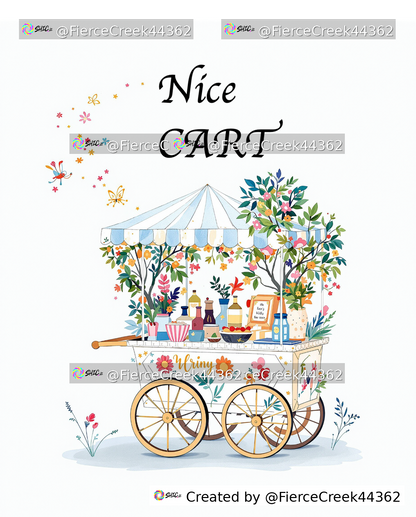Vintage Cart Artistic T-Shirt