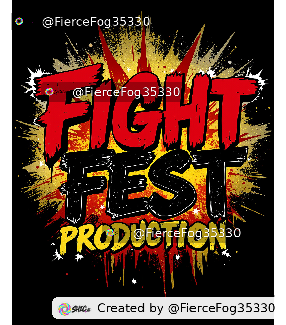Fight Fest Music-Inspired Bold Crewneck