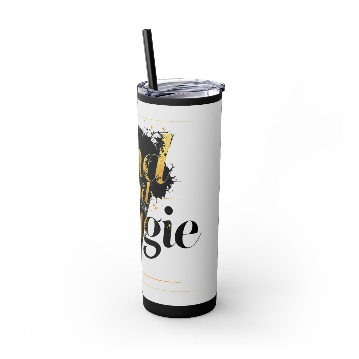 Color: Black | Size: 20oz | Product: Bad and Bougie Graphic Design Tumbler | Category: Unisex