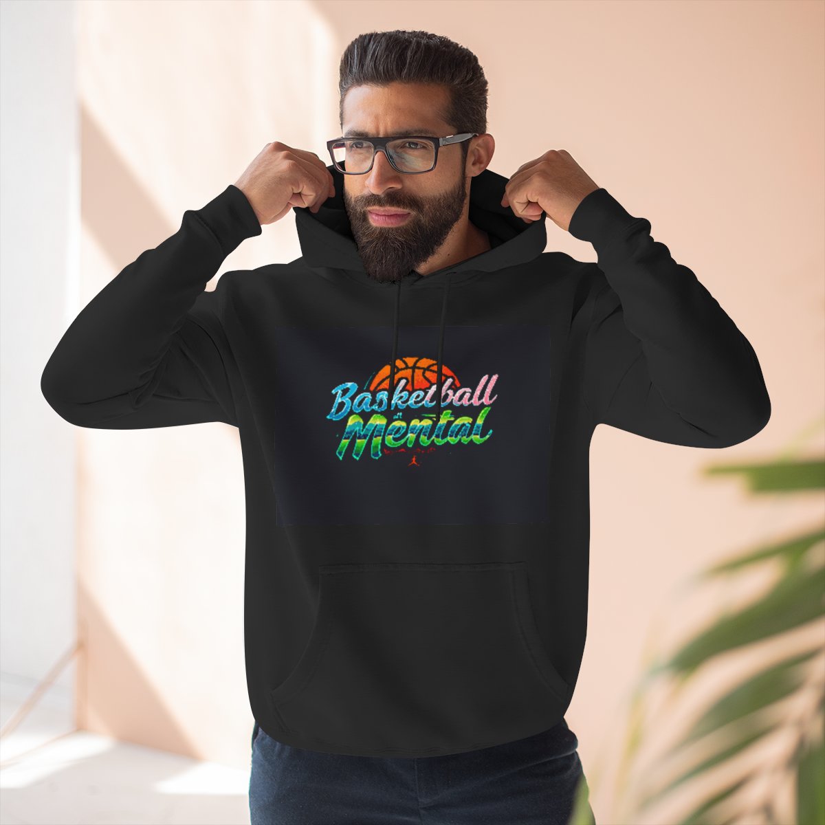 Color: Black | Size: S | Product: Barbados Basketball Mental Hoodie | Category: Unisex