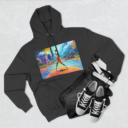 Color: Charcoal Heather | Size: S | Product: Basketball Action Dynamic Hoodie | Category: Unisex