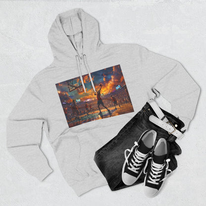Color: Heather Grey | Size: S | Product: Basketball Game Vibrant Hoodie | Category: Unisex