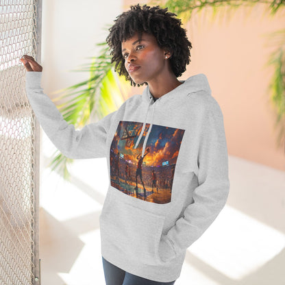 Color: Heather Grey | Size: S | Product: Basketball Game Vibrant Hoodie | Category: Unisex