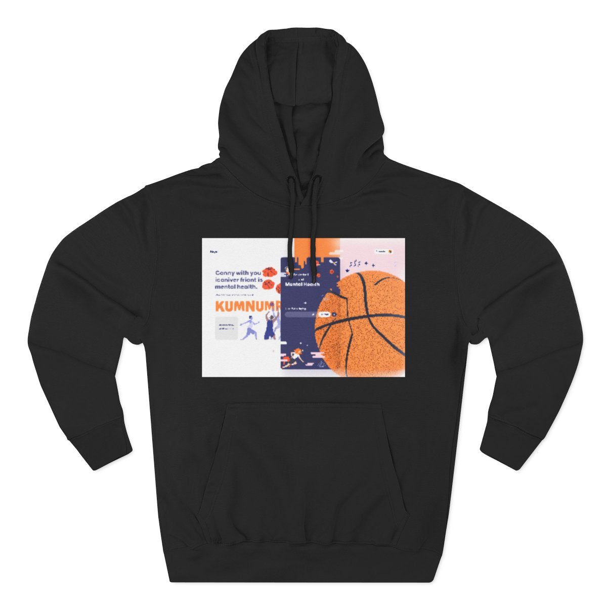 Color: Black | Size: S | Product: Basketball Mental Awareness Hoodie | Category: Unisex