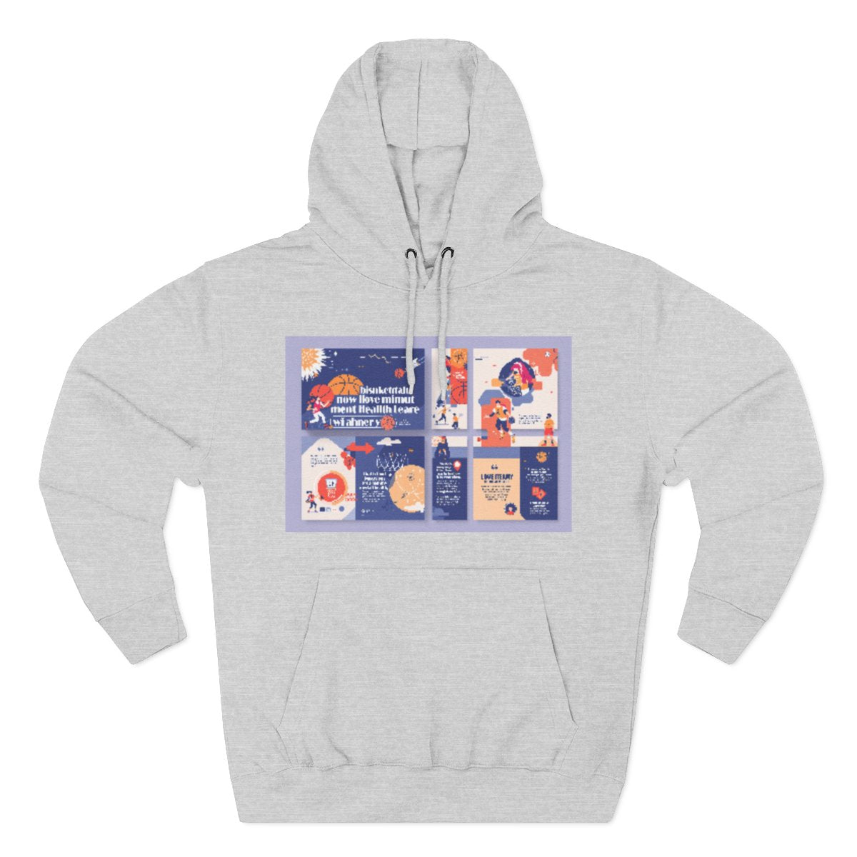 Color: Heather Grey | Size: S | Product: Basketball Mental Health Inspired Hoodie | Category: Unisex