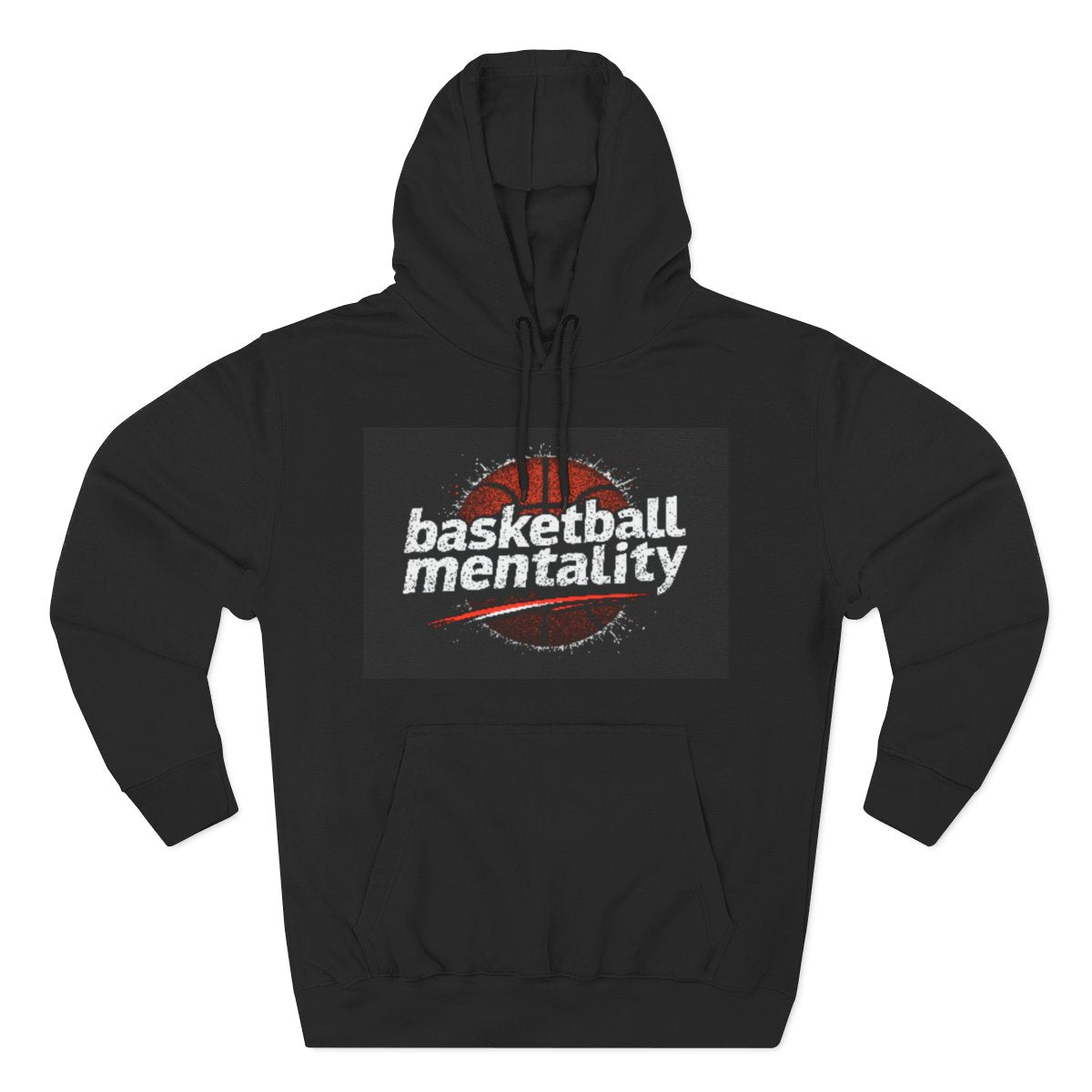Color: Black | Size: S | Product: Basketball Mentality Bold Graphic Hoodie | Category: Unisex