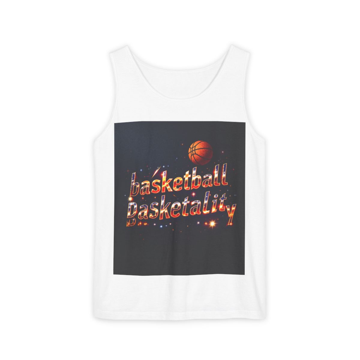Color: White | Size: XS | Product: Basketball Mentality Minimalist Tanktop | Category: Unisex