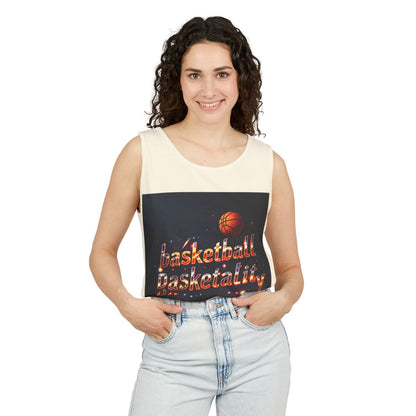 Color: Ivory | Size: S | Product: Basketball Mentality Minimalist Tanktop | Category: Unisex