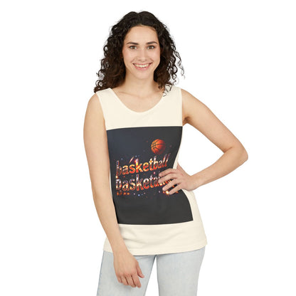 Color: Ivory | Size: S | Product: Basketball Mentality Minimalist Tanktop | Category: Unisex